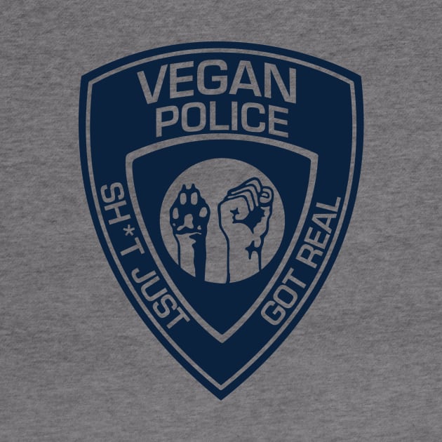 Vegan Police Badge by That's Funny!